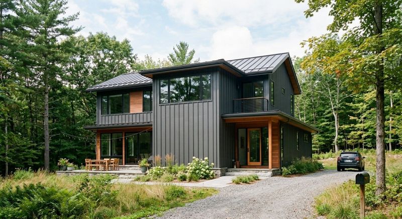 Metal Siding Installation project example